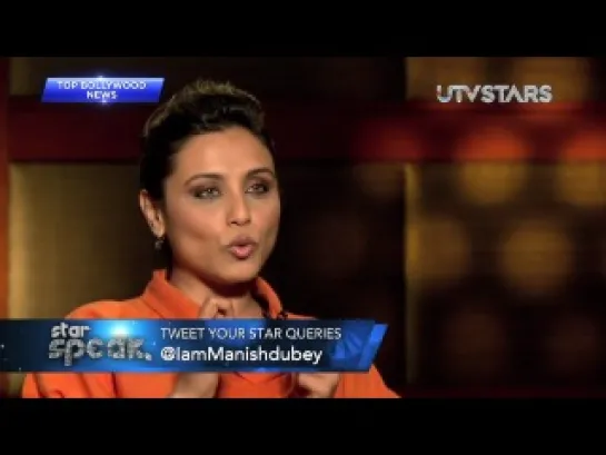 Star Speak - Rani Mukherjee!! FULL EPISODE - UTVSTARS HD