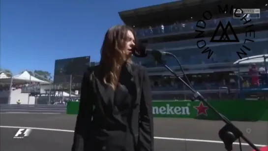 Francesca Michielin - Inno di Mameli (Italia) al Italian GP 2017