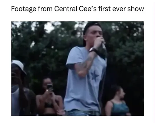 Central Cee first show