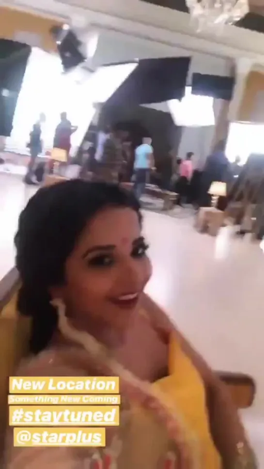 NewLocation SomethingNewComing StayTuned.. Monalisas insta story - - SanayaIrani new project is with @StarPlus and although the