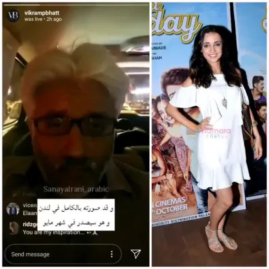 @TheVikramBhatt sir confirming that GhostTheFilm is releasing in May via his Instagram Live chat - SanayaIrani