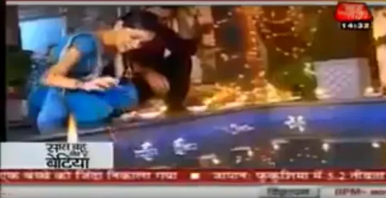 Sanaya celebrating Diwali with Barun  Pyaar Ko Kya Naam Doon  2011