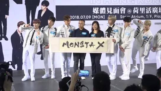 [VK][180709] MONSTA X Press Conference The 2nd World Tour 'THE CONNECT' in Hongkong @ SOHU KOREA