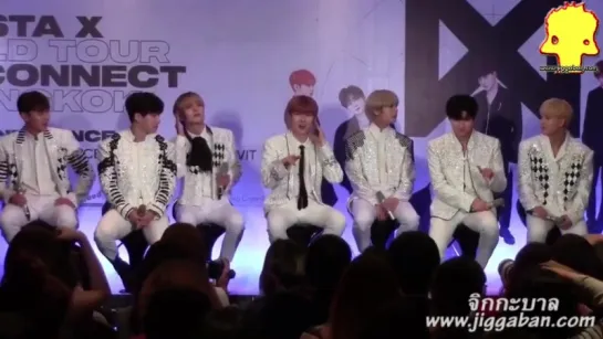 [VK][180629] MONSTA X Press Conference The 2nd World Tour 'THE CONNECT' in Bangkok @ LoveJiggaban