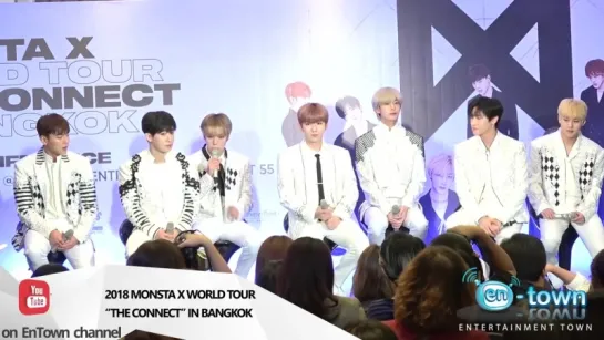 [VK][180629] MONSTA X Press Conference The 2nd World Tour 'THE CONNECT' in Bangkok @ En-Town