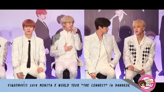 [VK][180629] MONSTA X Press Conference The 2nd World Tour 'THE CONNECT' in Bangkok @ BECTeroRadio