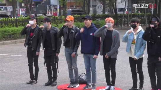 [VK][180420] MONSTA X arriving at Music Bank @ 엑스포츠뉴스