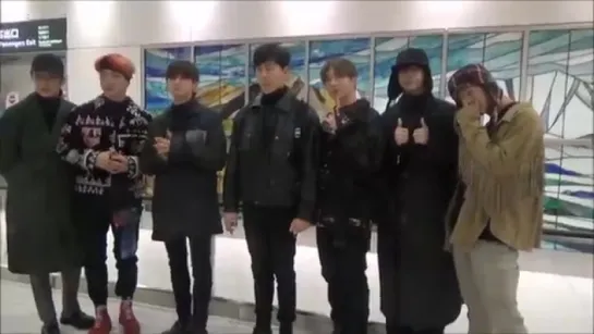 [VK][180209] MONSTA X at Sapporo Airport @ Korepo