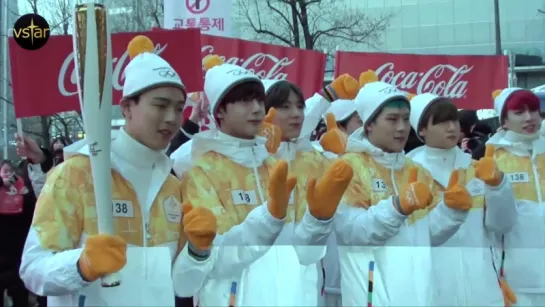 [VK][180113] MONSTA X PyeongChang 2018 Olympic Torch Relay @ Vstar