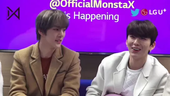 [VK][181216] MONSTA X Twitter Blueroom LIVE Q&A @ Idol Live