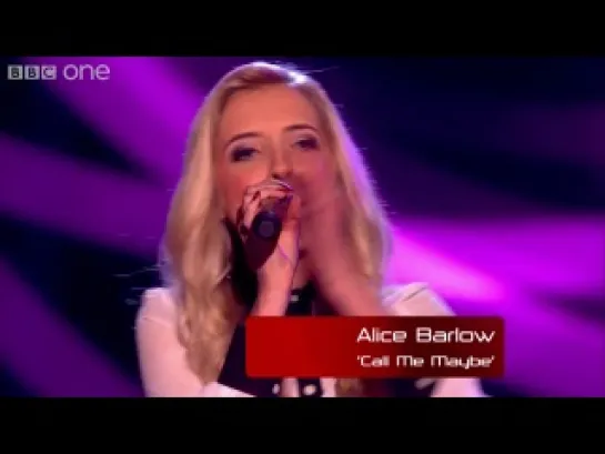 Alice Barlow - Call Me Maybe (The Voice UK 2013)