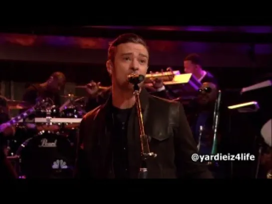 Justin Timberlake - Medley live at Late Night with Jimmy Fallon (Like i love you,My love, Cry me a river,Senorita)