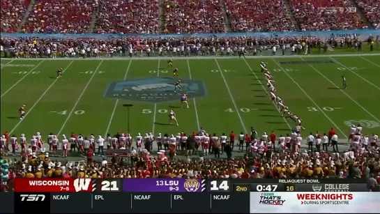 Wisconsin Badgers vs 13 LSU Tigers 01.01.2024