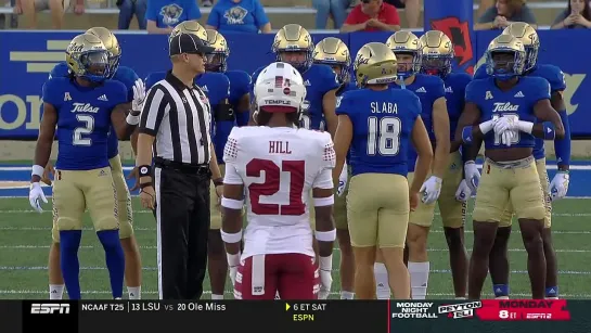 Temple Owls at Tulsa Golden Hurricane 28.09.2023