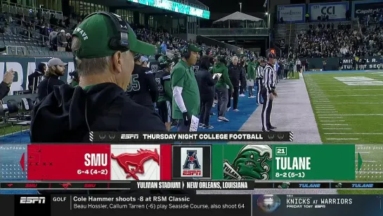 SMU Mustangs at Tulane Green Wave 17.11.2022