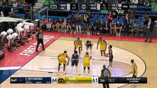 Richmond Spiders at Iowa Hawkeyes 17.03.2022