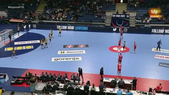 Balonmano Campeonato de Europa masculino Ronda principal Suecia - Noruega