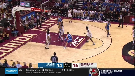 Duke Blue Devils at Florida State Seminoles 18.01.2022