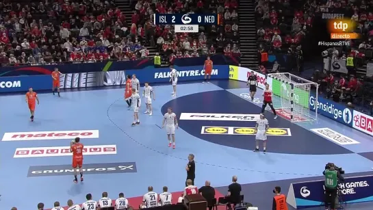 Balonmano Campeonato de Europa masculino Islandia - Pases Bajos