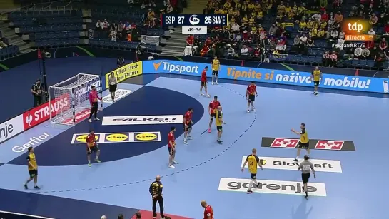 Balonmano Campeonato de Europa masculino Espaa - Suecia