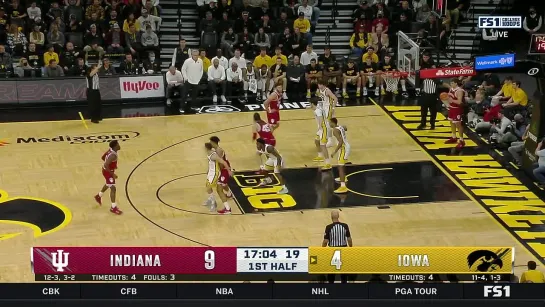 Indiana Hoosiers at Iowa Hawkeyes 13.01.2022