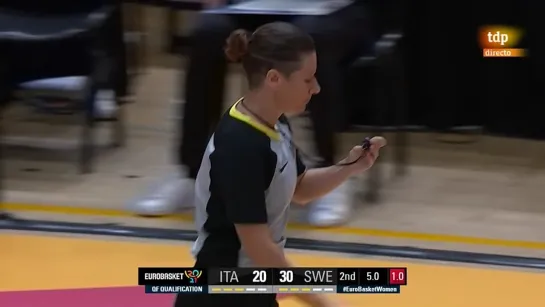 Baloncesto - Campeonato de Europa Femenino 18 Final Italia - Suecia