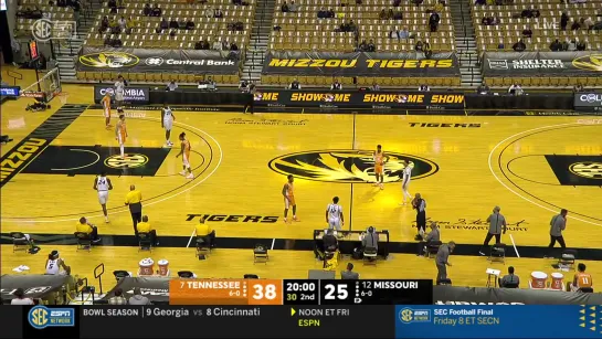 Tennessee Volunteers at Missouri Tigers 30.12.20