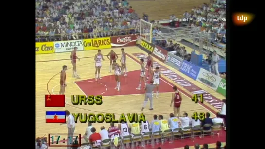 URSS vs Yugoslavia [SF. Mundobasket 1986]