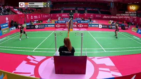 Bdminton - Barcelona Spain Masters Semifinal Individual Femenina C Marn - S Katethong - RTVEes