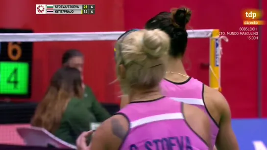 Bdminton - Barcelona Spain Masters Semifinal Doble Femenina Bulgaria - Tailandia