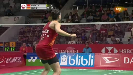 Bdminton - Indonesia Masters 2019 Semifinal Femenina Y F Chen - C Marn - RTVEes