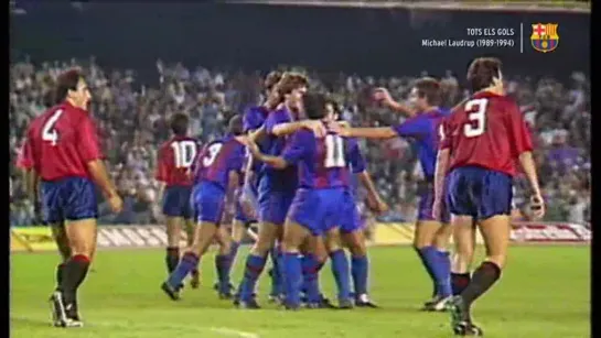 goles de LAUDRUP en fcbarcelona