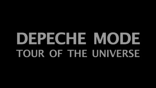 Tour Of The Universe - Live In Barcelona EPK