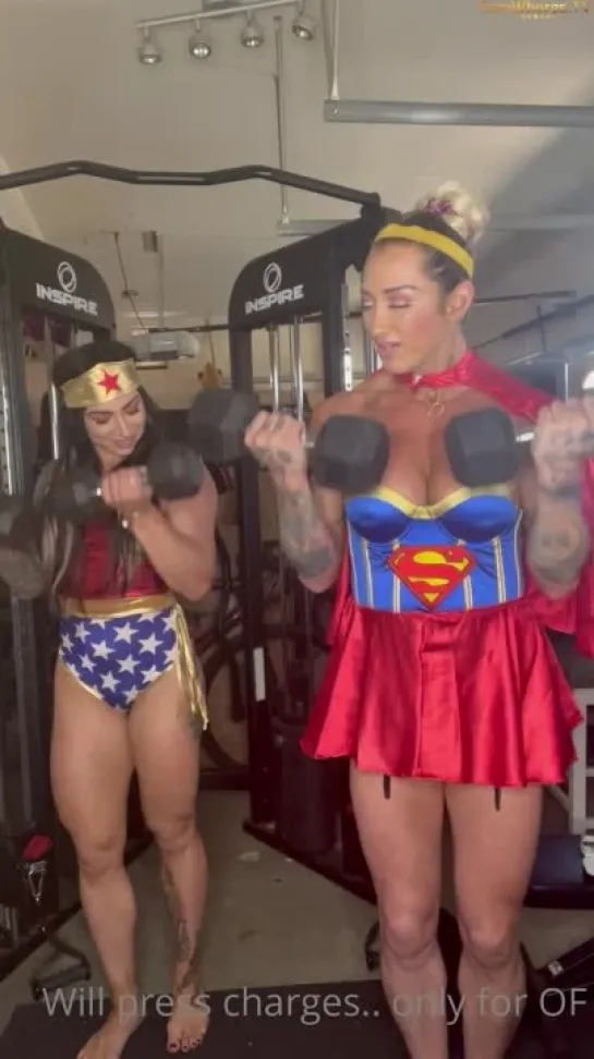 Wonder woman supergirl workout