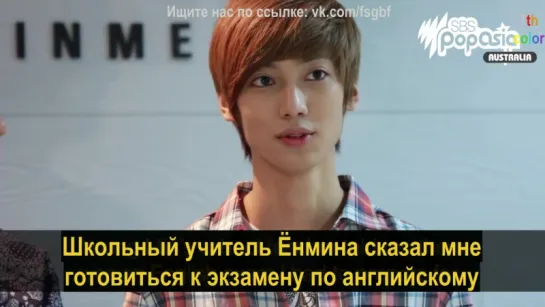 [RUS.SUB] BOYFRIEND интервью на SBS PopAsia  (Рассказывают о смешных ситуациях)