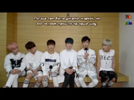 [RUS.SUB] [18.08.2014] Interview: Boyfriend  talks about Obsession, Best Friends and Rest of 2014