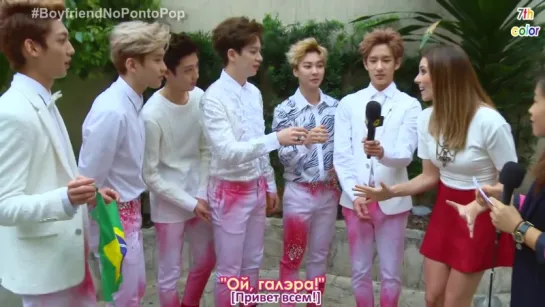 [RUS.SUB][11.05.2015] Entrevista BOYFRIEND - Ponto Pop