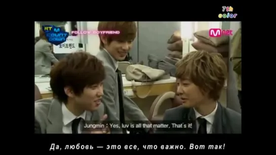 [RUS.SUB][10.01.2012] Boyfriend Вырезка из Mnet RT Серии.17