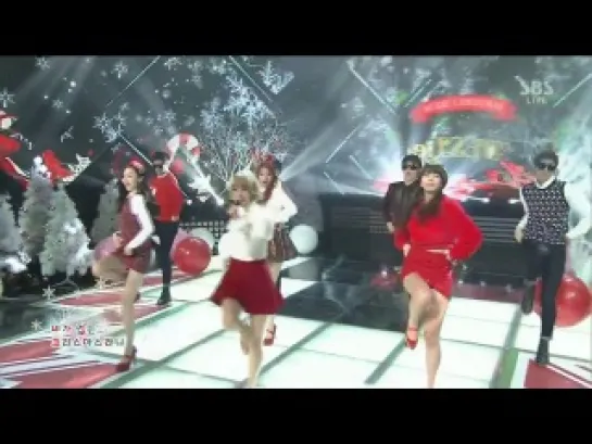 131222 BESTie - Zzang Christmas @ Inkigayo