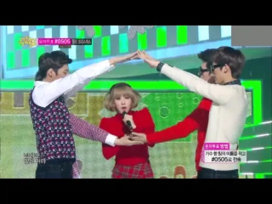 131221 BESTie - Zzang Christmas @ Music Core