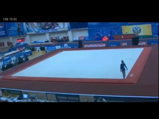 Ksenia Afanasyeva FX, Russian Championships, 21.03.2012