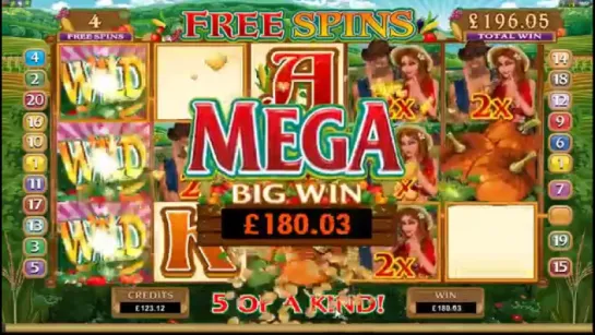 Microgaming - Sweet Harvest - Mega Win