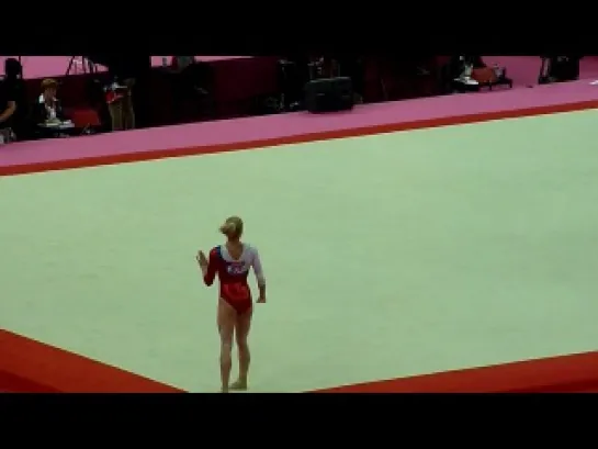 Ksenia Afanasyeva FX - 2012 Olympics qual