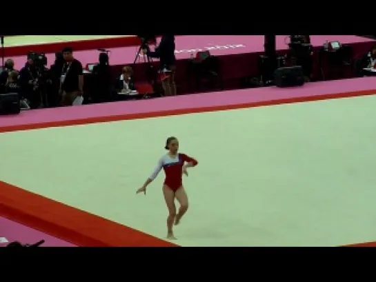 Aliya Mustafina FX - 2012 Olympics qual