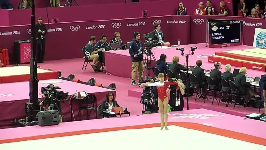 Anastasiya Grishina FX - 2012 Olympics qual