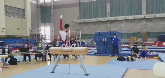 Platform for Artistic Gymnastics Fans in Taiwan - 2021 Internal Test 李智凱 鞍馬 Lee Chin-Kai PH D 6.7-1366428919277121536