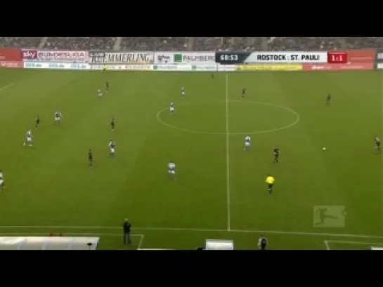 Rostock - St. Pauli (1:3) 19.11.2011 (полный матч, второй тайм) Season 2011/12.