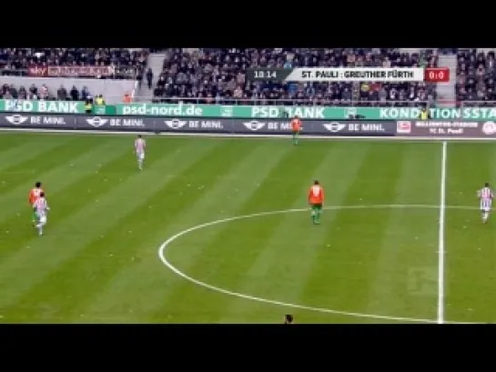 St. Pauli - Greuther Furth (2:2) 05.11.2011 (полный матч, первый тайм) Season 2011/12.