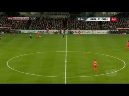 Union - St. Pauli (0:2) 28.10.2011 (полный матч, первый тайм) Season 2011/12.