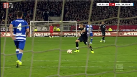 St. Pauli - Duisburg 2:0 (2. Bundesliga, 6-й тур, 2015/16)